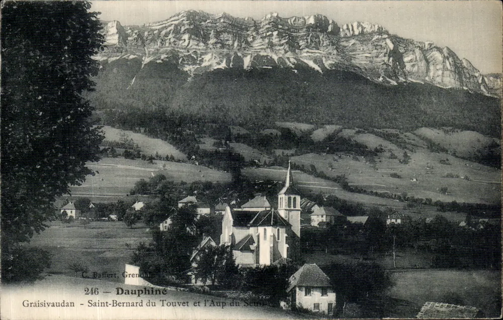 Graisisvaudan — Saint-Bernard du Touvet und l'Aup du Semit — C. Baffert, Grenoble, n°246 - Vorderseite
