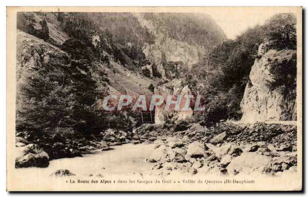 Guil-Schlucht — Tal des Queyras (Höchstes Dauphiné) — Die Alpenroute - Vorderseite