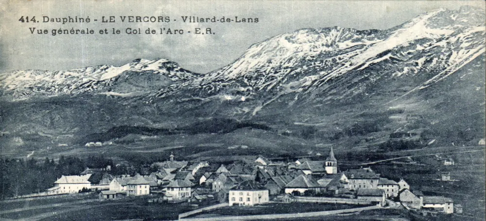 Dauphiné - LE VERCORS - Villard-de-Lans - Allgemeine Ansicht und der Gol de l'Arc - E.R. - 414 - Vorderseite