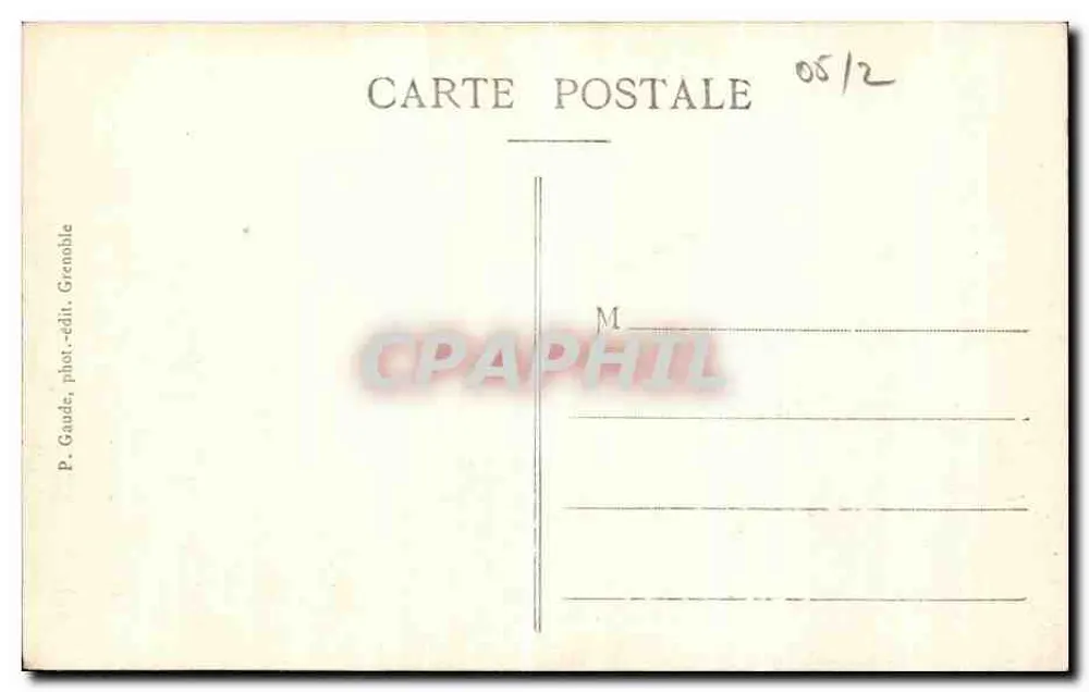 La Mure — Vista geral — P. Gaude, fot.-edit. Grenoble - Verso