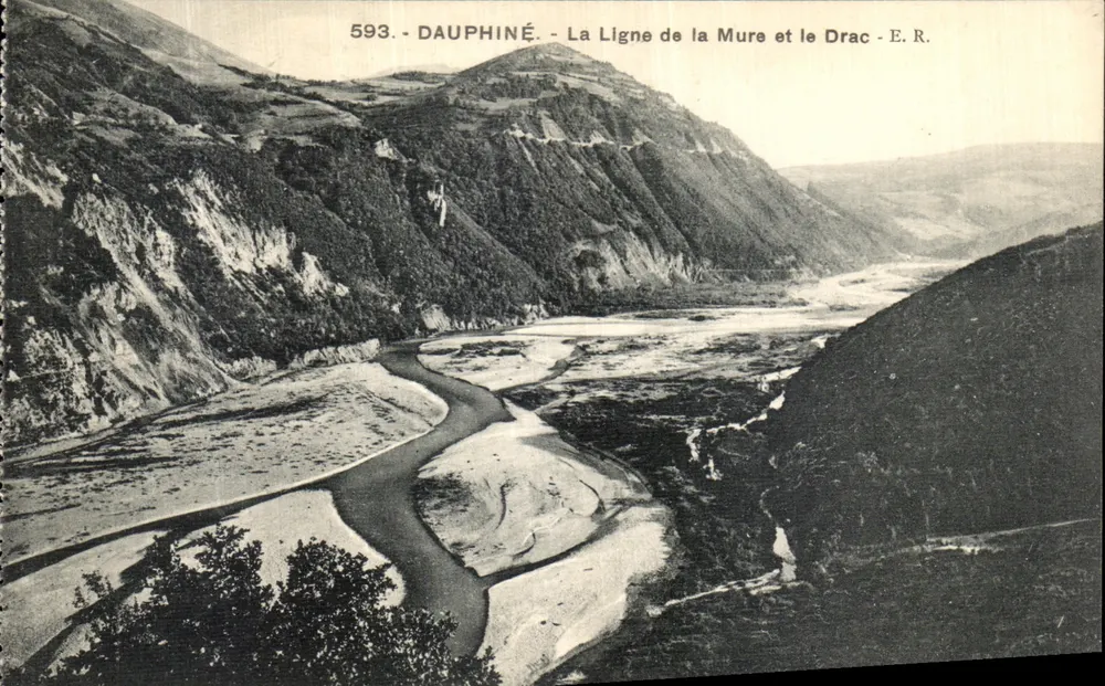 Dauphiné - Die Linie der Mure und der Drac - E.R. - Vorderseite