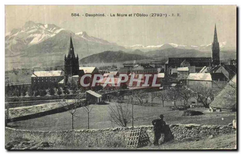 La Mure e o Obiou (2793 m) - Dauphiné - E.R. - Frente