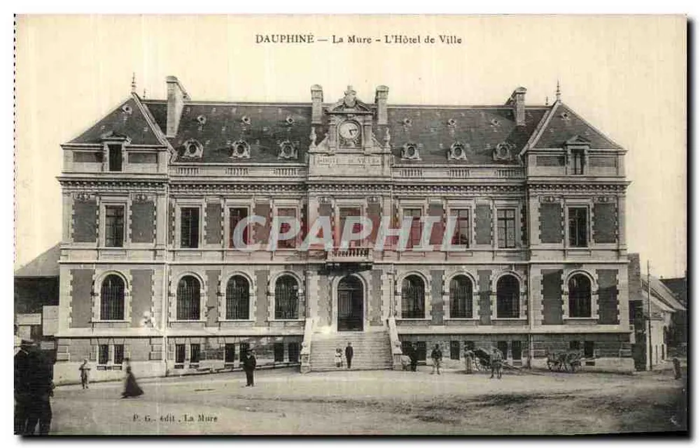 La Mure — Das Rathaus — P.G. ed. La Mure - Vorderseite