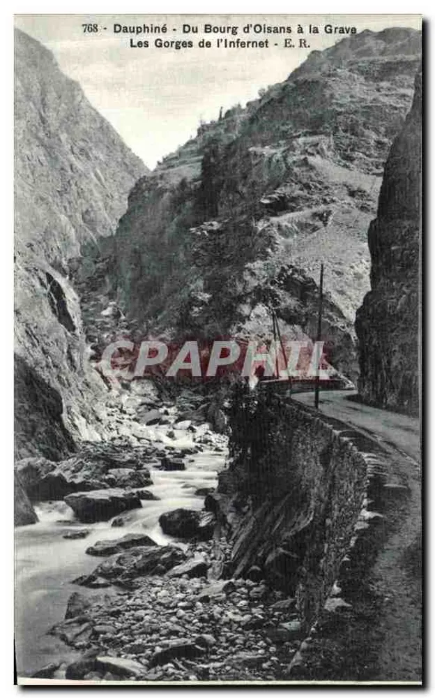 Die Gorges de l’Infernét - Dauphiné - Von Bourg d'Oisans nach Grave - E.R. - Vorderseite