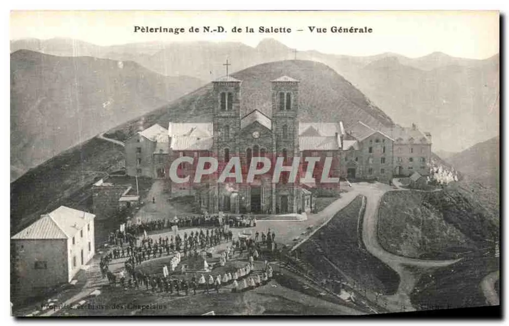 Pilgerung der Notre-Dame de la Salette – Allgemeine Ansicht — Eigentum der Kaplanen - Vorderseite