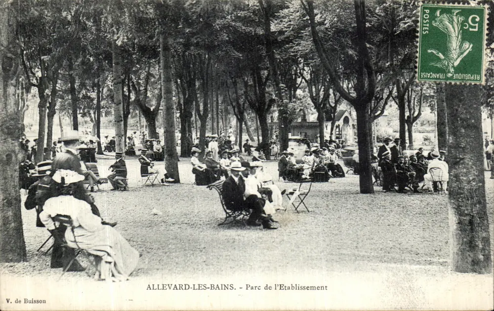 Allevard-les-Bains — Park des Kurortes — V. de Buisson - Vorderseite