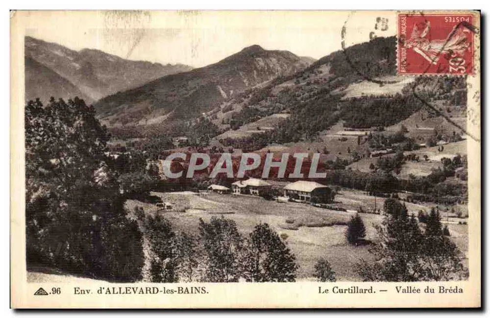 Env. de ALLEVARD-les-BAINS — O Curtillard — Vale do Bréda — Cie des Arts Photographiques - Frente