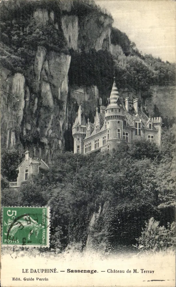 Sassenage — Castelo de M. Terray — Edit. Guilde Perrin - Frente
