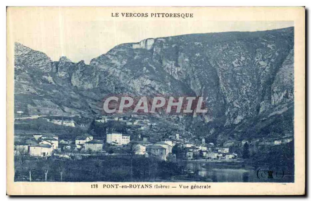 Pont-en-Royans (Isère) — Allgemeine Ansicht — Der pittoreske Vercors - Vorderseite
