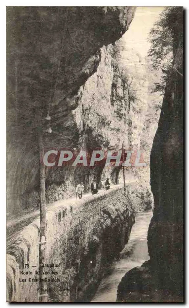 Les Grandes Goulets — Route du Vercors — Dauphiné — Verlag: B. Duvolo, n°71 - Vorderseite