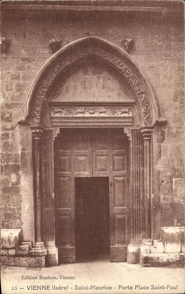 Vienne (Isère) - Saint-Maurice - Tor der Place Saint-Paul — Verlag Ruchon, n°23 - Vorderseite