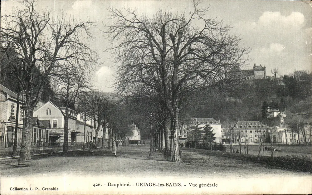 Uriage-les-Bains — Vista generale — Collezione L. P., Grenoble, n° 426 - Recto