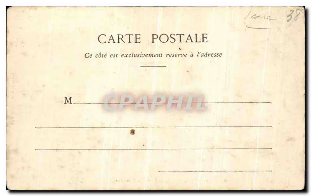 Uriage-les-Bains — A Estação Terma — P. Cliquet A.V. n°326 - Verso