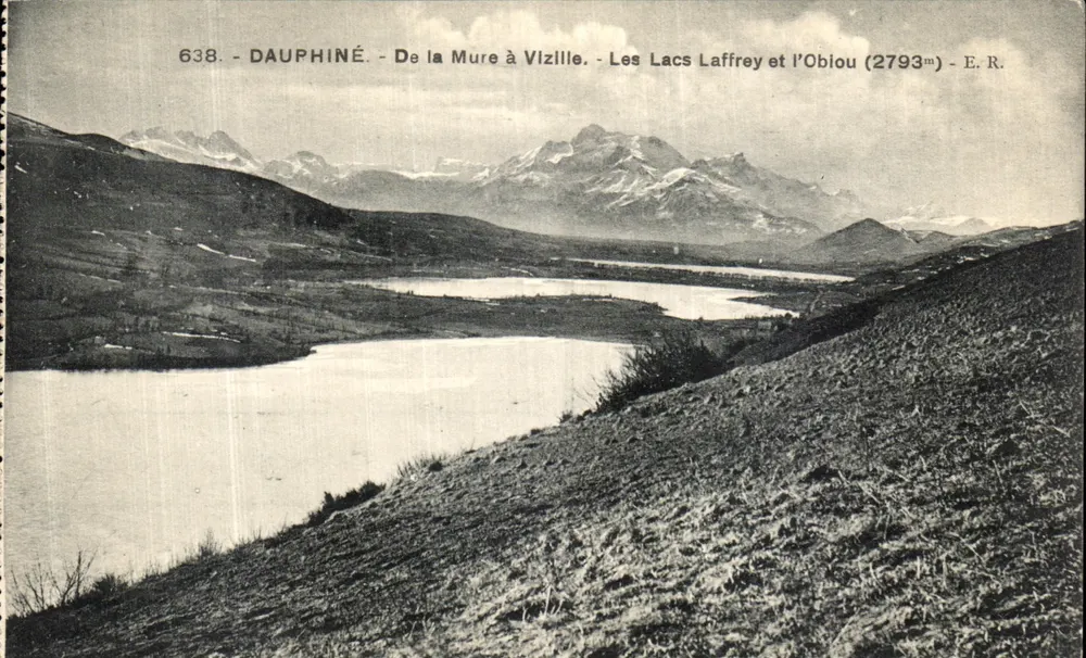 Dauphiné - Von La Mure nach Vizille - Seen Laffrey und Obiou (2793m) - E. R. - Vorderseite