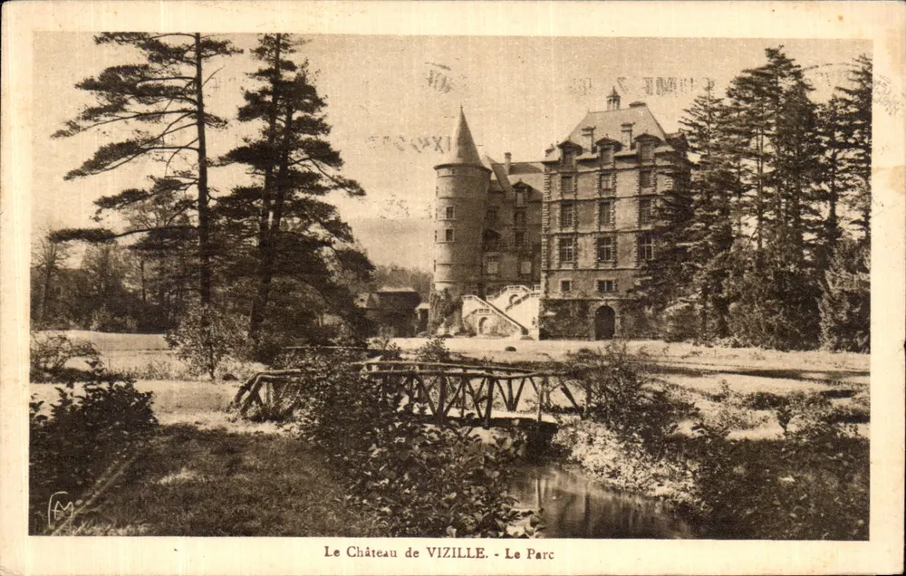 O Castelo de VIZILLE - O Parque — Edições Martinano Frères - Frente