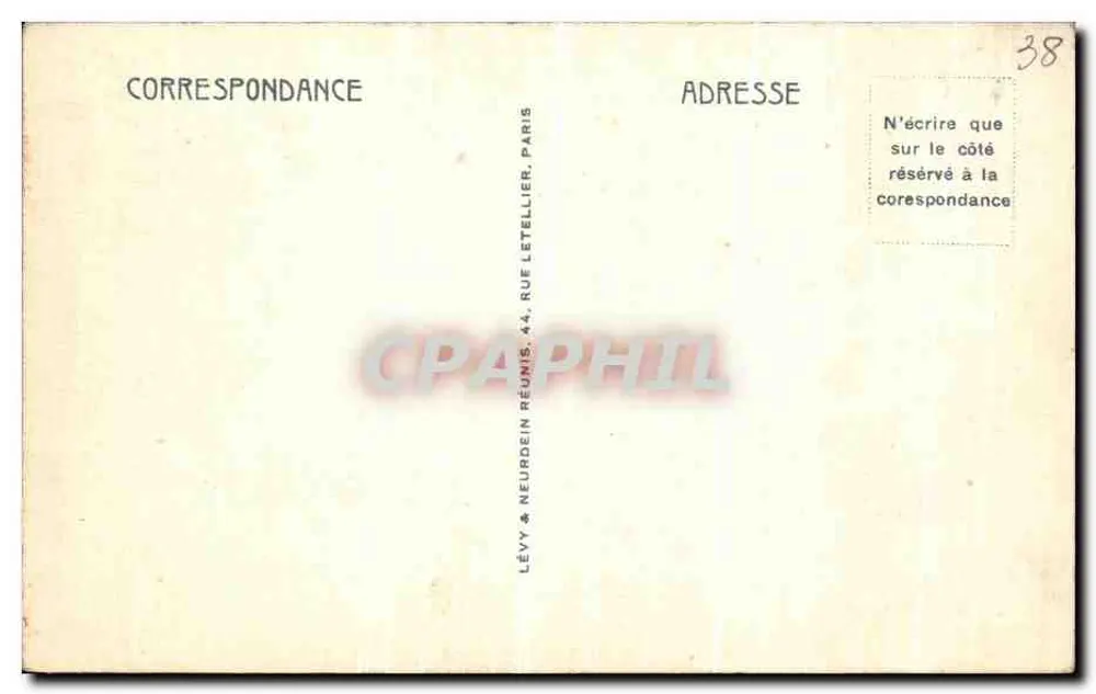Vizille — O Castelo e a Pequena Lagoa — LL - Verso