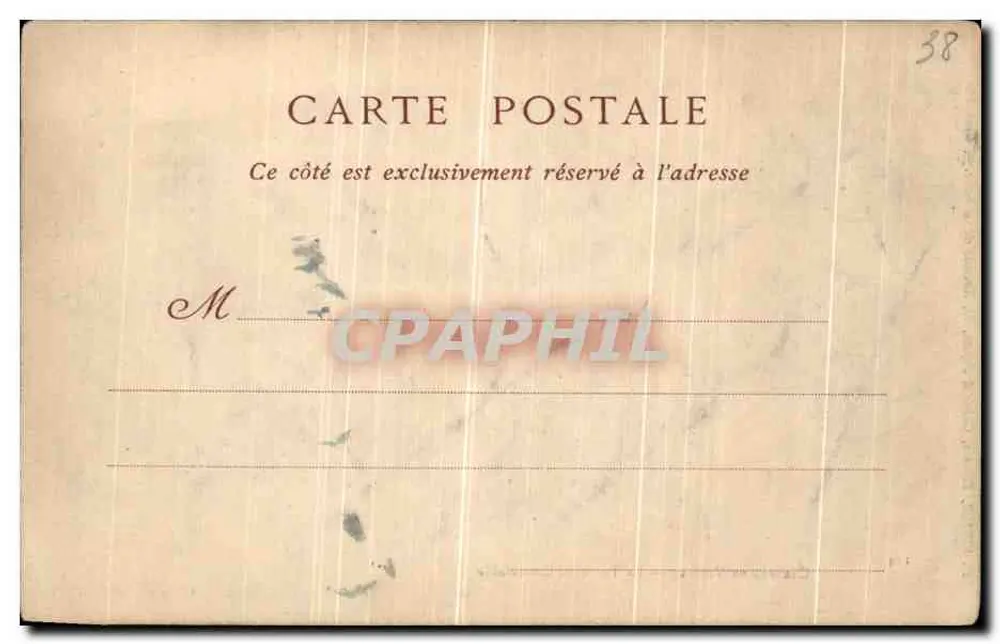 Castelo de Vizille — A Porta do Conde — H. Vigier, China & Japão, 19, Avenida da Estação, Grenoble - Verso