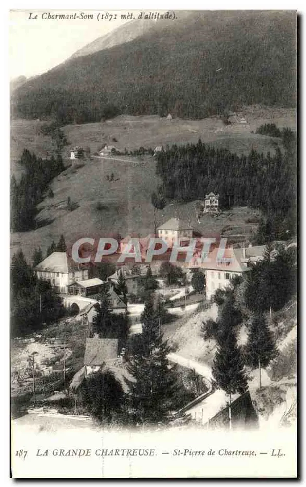 Charmant-Som (1871 m Höhe) — Saint-Pierre de Chartreuse — LL. — 187 - Vorderseite