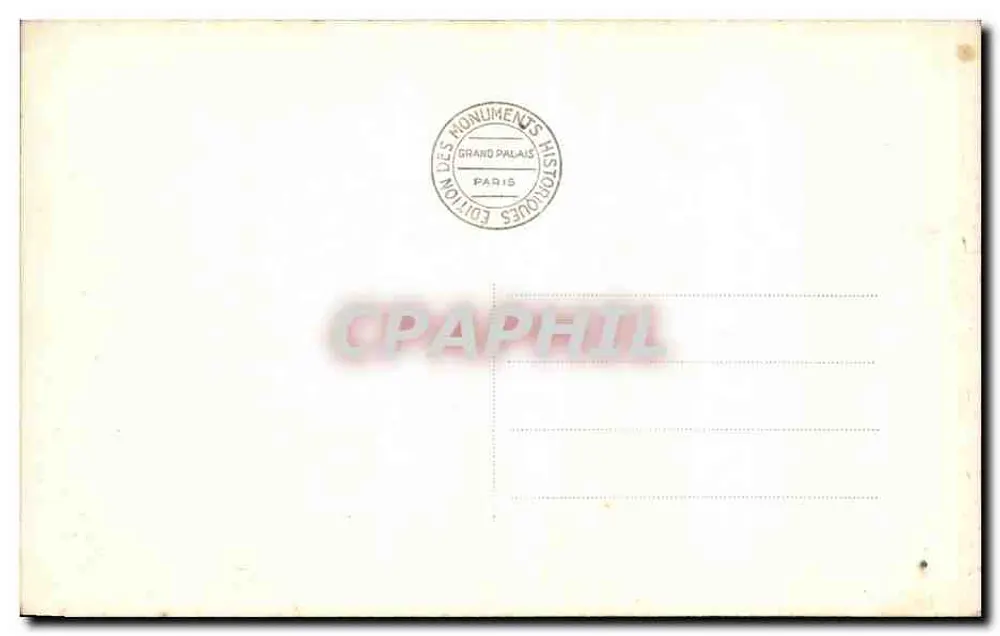 Rota da Grande-Chartreuse — Pico da Œillette — Edição Grand Palais - Verso