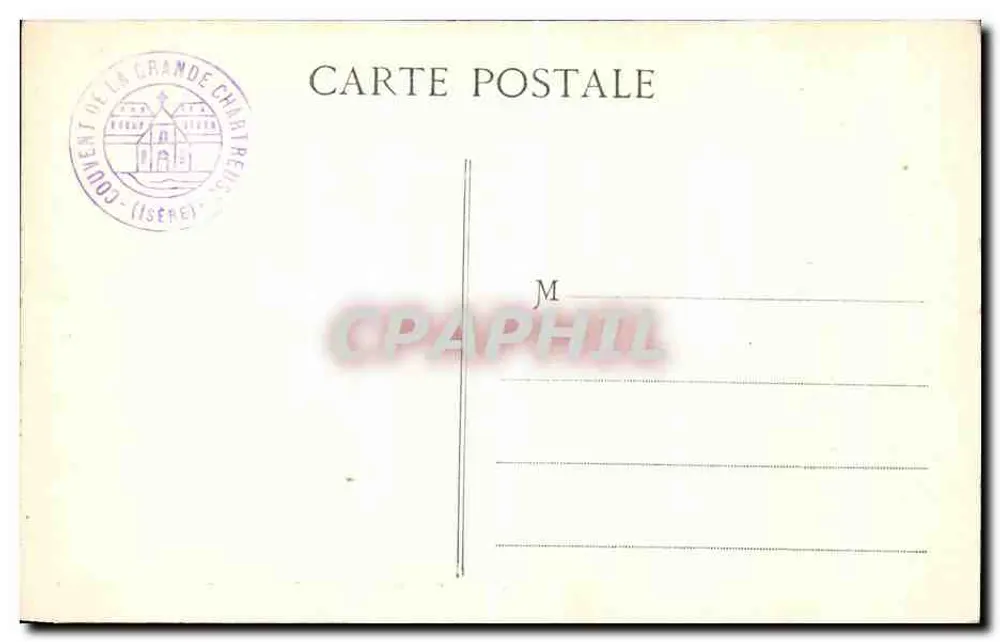 Grande-Chartreuse — Notre-Dame de Casalibus — editore non identificato, numero di serie non visibile - Verso