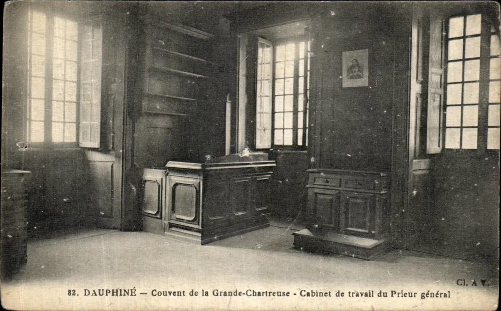 Dauphiné — Kloster der Grande-Chartreuse — Arbeitszimmer des Generalsuperiors - Vorderseite