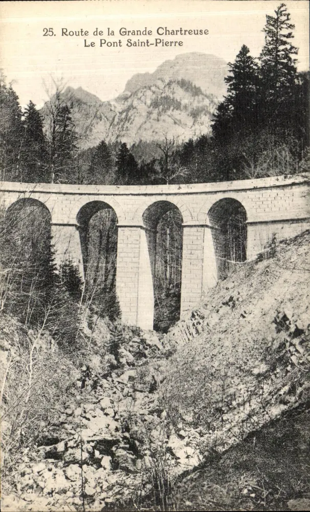 Route de la Grande Chartreuse — Le Pont Saint-Pierre — n°25 - Vorderseite