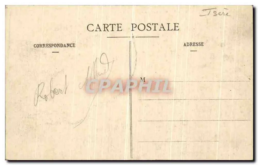 Grenoble — Panorama der Île-Verte und der Alpen — unbekannter Verlag, Nr. 148 - Rückseite