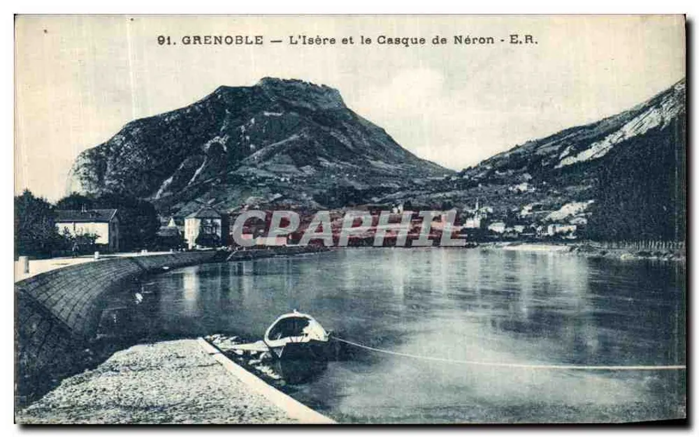 Grenoble — O Isère e o Casco de Néron — E.R. - Frente