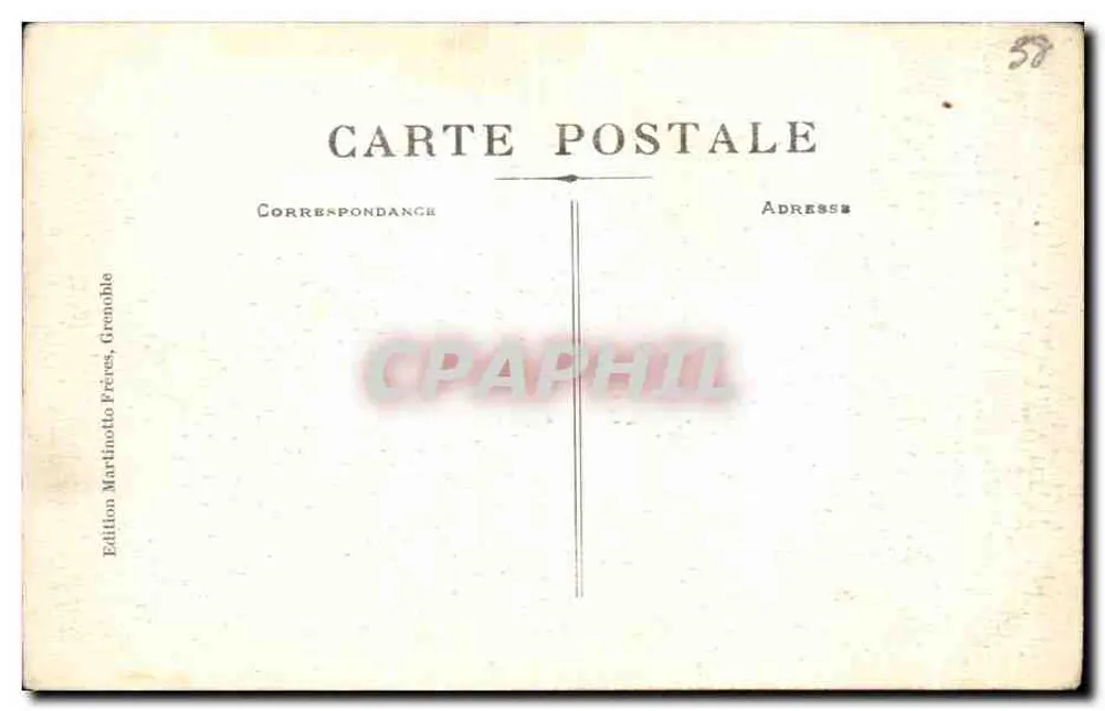Grenoble - Der Stadtpark und die Terrassen — Edition Martinotto Frères, Grenoble, n°8 - Rückseite