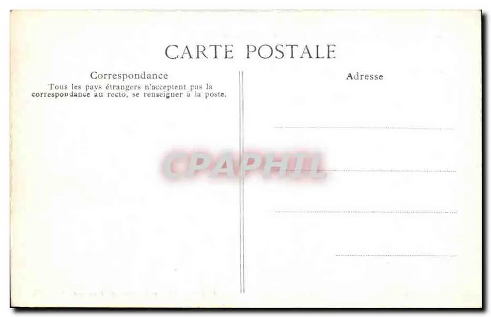 Grenoble — Ansicht des Palastes der Gerechtigkeit und der Statue von Bayard — Verleger Générale de Journaux, Grenoble - Rückseite