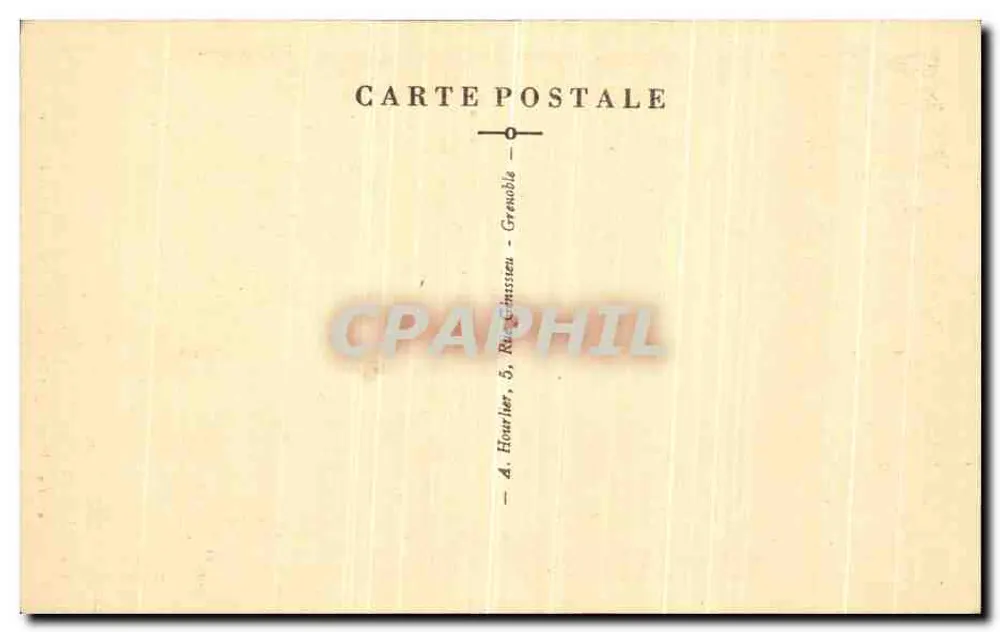 Massif da Chartreuse — O Pas du Frou — A. Houtier, Grenoble - Verso