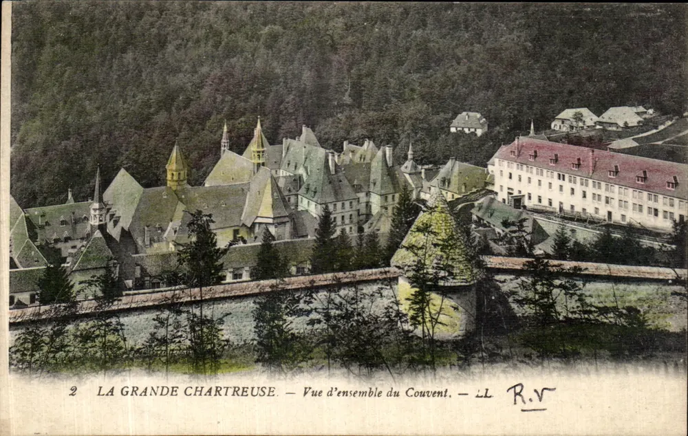 La Grande Chartreuse — Visão geral do Convento — R.V. - Frente