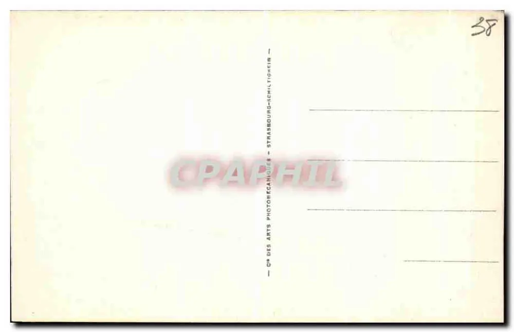 A Grande Chartreuse — Cour d'Honneur — Gráfico - Verso