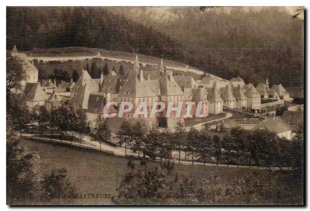 La Grande-Chartreuse — Vista general del monasterio — LL. n° 166 - Anverso