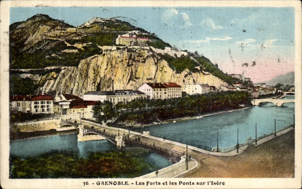 Grenoble — Die Festungen und Brücken über die Isère — Edition Mr Boncier, n°36 - Vorderseite