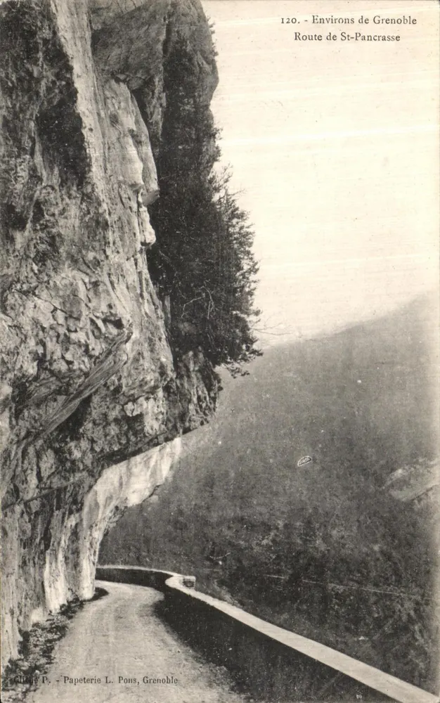 Estrada de St-Pancrasse — Arredores de Grenoble — Papeterie L. Pons, Grenoble - Frente