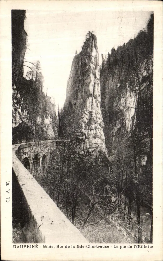 Dauphiné - 55bis, Rte de la Gde-Chartreuse - O pico da Éillette — CL.A.V. - Frente