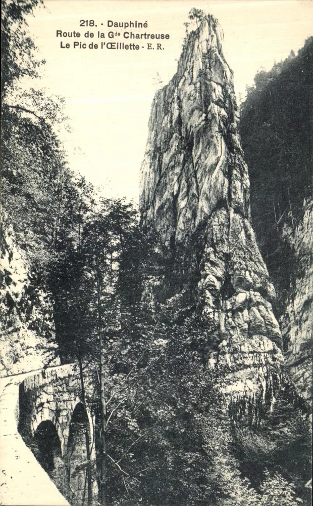 Dauphiné - Route de la Chartreuse - Le Pic de l'Éillette - E.R. n°218 - Vorderseite