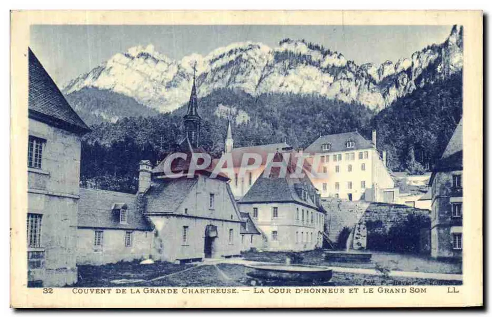 Kloster der Grande Chartreuse — Die Ehrenhof und der Grand Som — Verlag LL - Vorderseite
