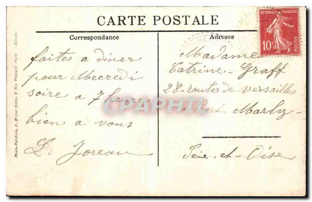 Ingrandes (Indre-et-Loire) — Vista tirada ao Norte — Edição Bretton-Guittan - Verso