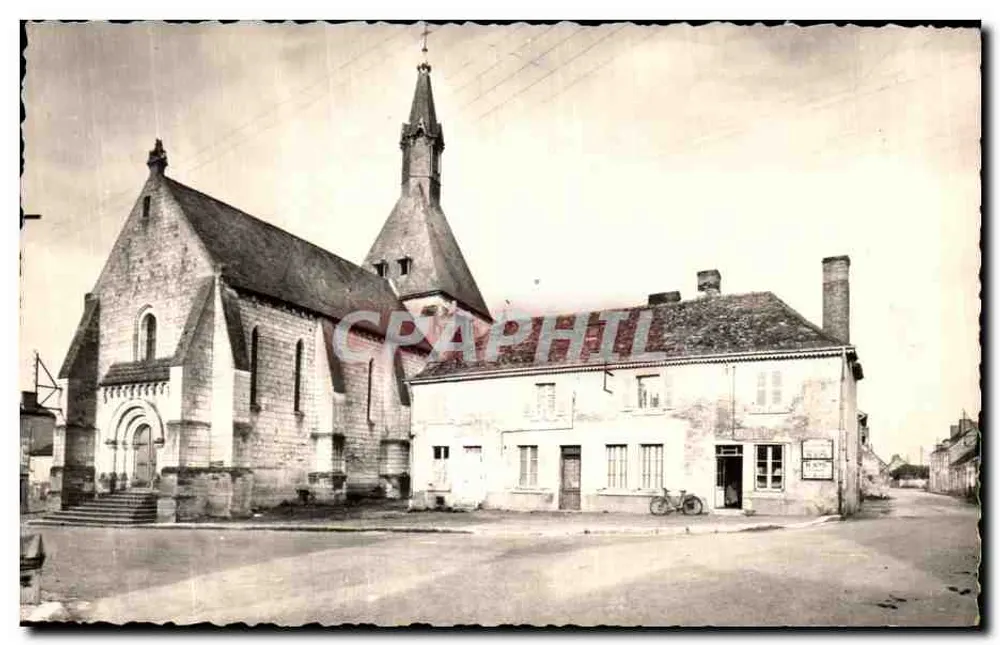 Nouans-les-Fontaines — A Igreja Século XIII — Edição AIGNAN e BERNAN, Chinon - Frente