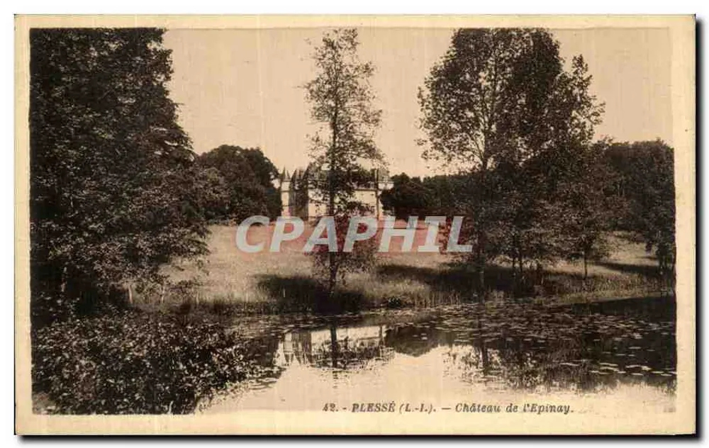 Plessé (L.-I.) — Castelo de l'Epimay — Edição Braud - Frente