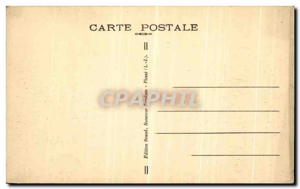 Plessé (L.-I.) — Castelo de l'Epimay — Edição Braud - Verso