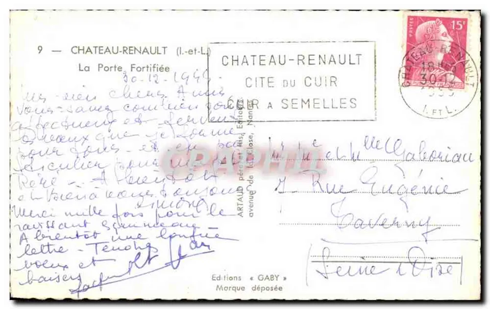 Castello-Renault — La Porta Fortificata — Edizioni GABY - Verso