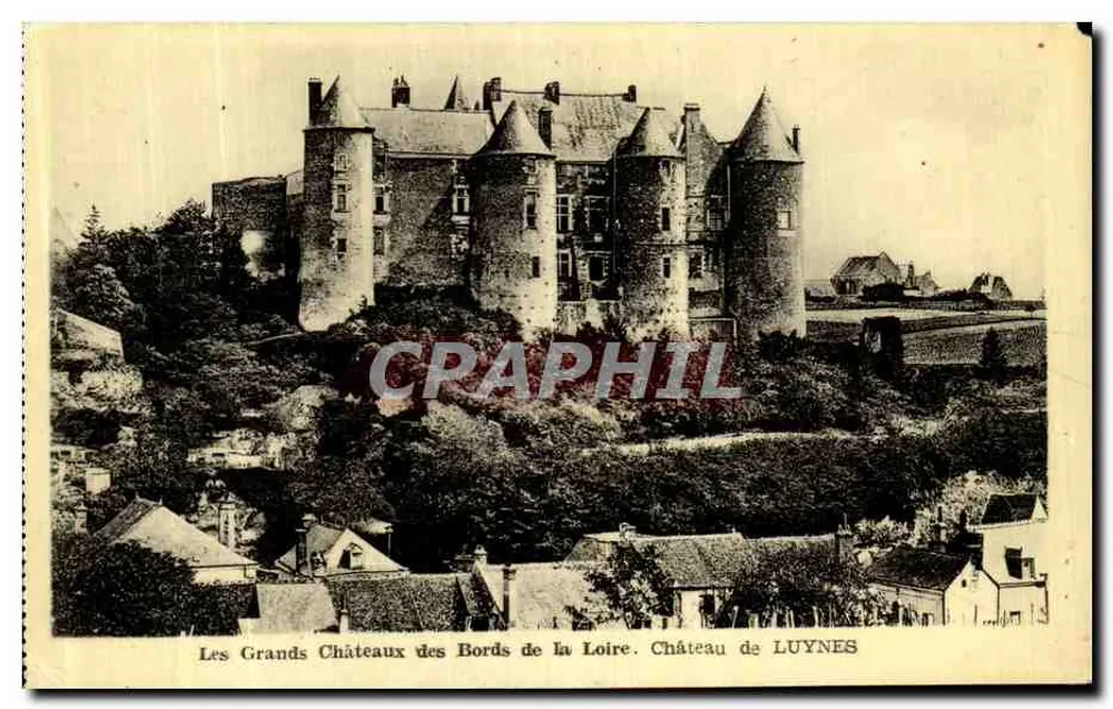 Schloss Luynes — Die Großen Schlösser am Ufer der Loire — L. Lenormand, Orléans - Vorderseite