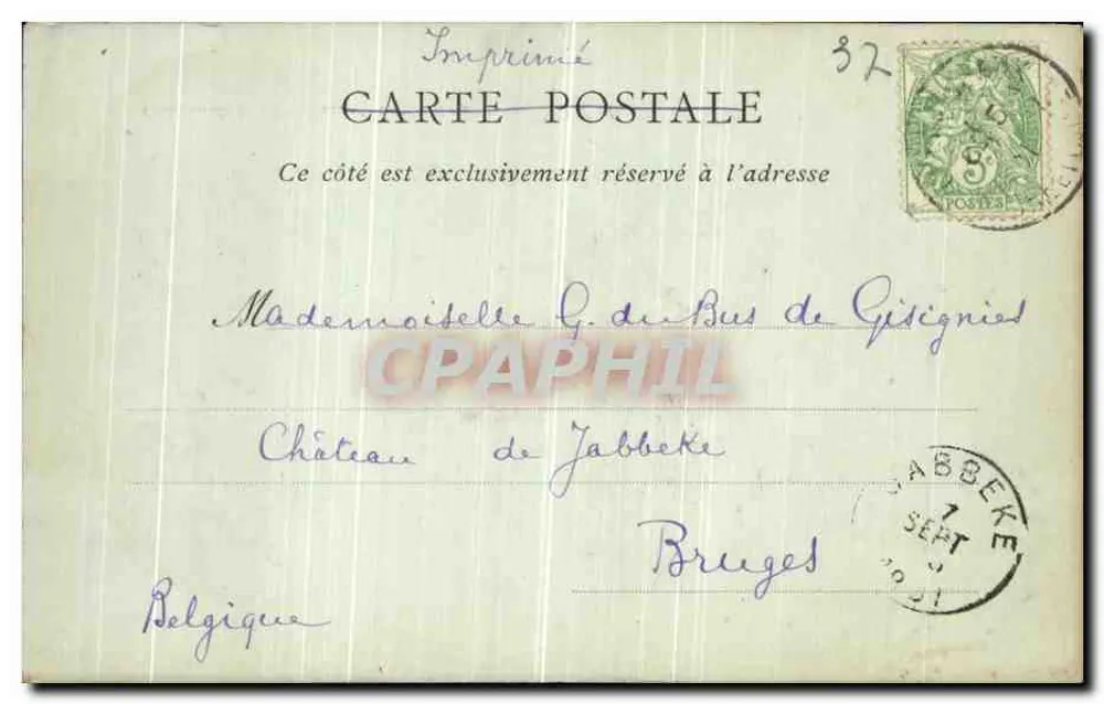 Castelo de Chenonceaux — O Ponte Levis — ND Phot - Verso