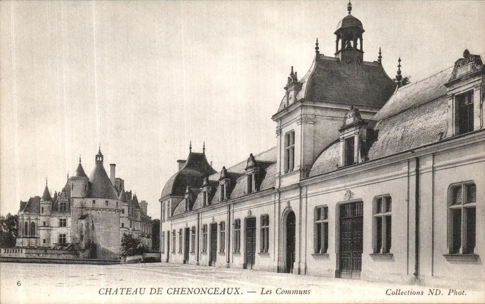 Castelo de Chenonceaux — Os Comuns — Coleções ND. Fot. - Frente