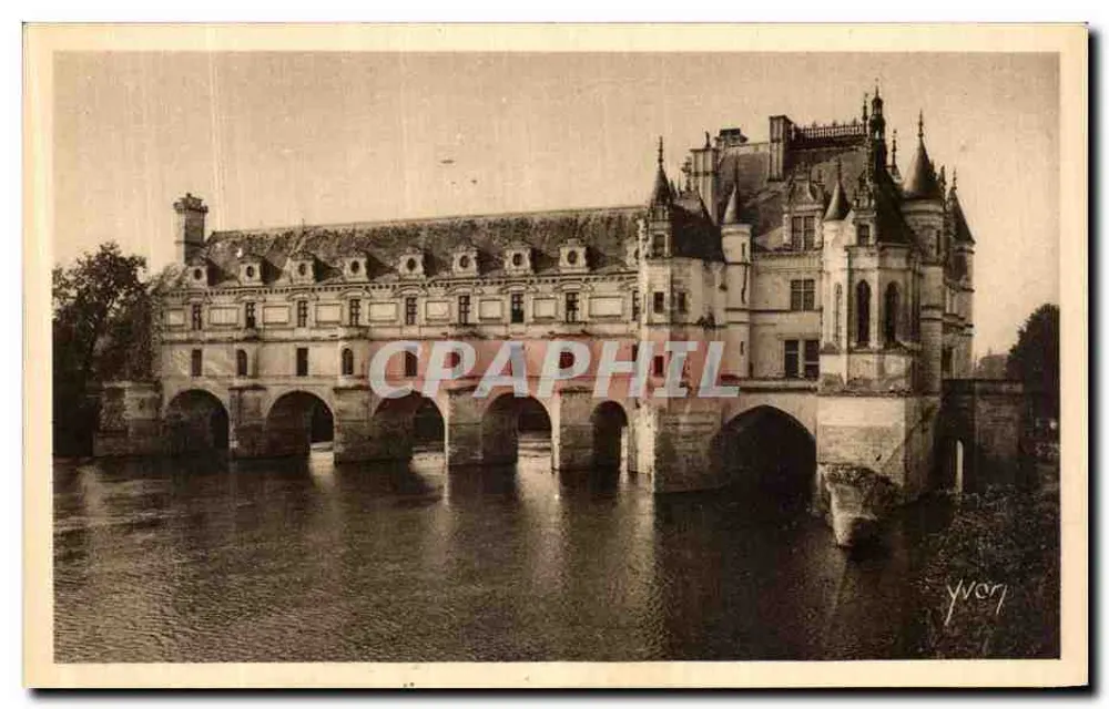 Château de Chenonceau — Nord-Ost-Fassade — Yvon - Vorderseite