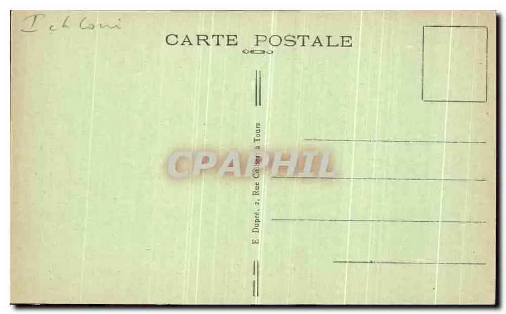 Chenonceau (Loire-et-Cher) — O Castelo (lado Nordeste) — Thomas Bohier, n°51 - Verso