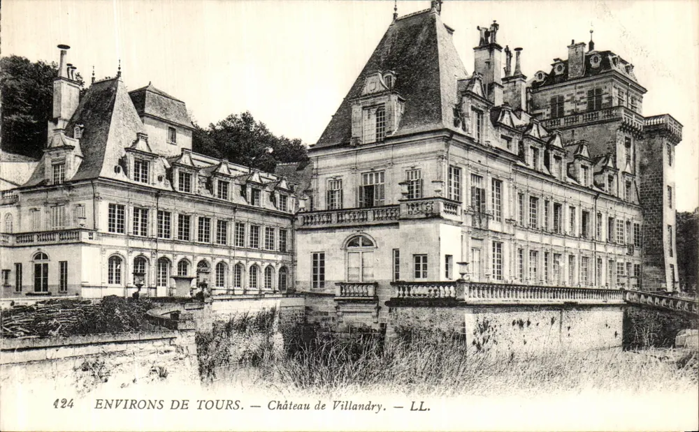 Arredores de Tours — Castelo de Villandry — LL. — N° 424 - Frente